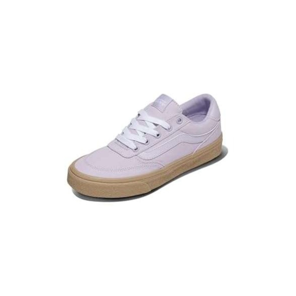Vans Brooklyn Ls Crepe Lilac Mist Gum Sole Sneakers VN000D7UEMY Womens 8.5